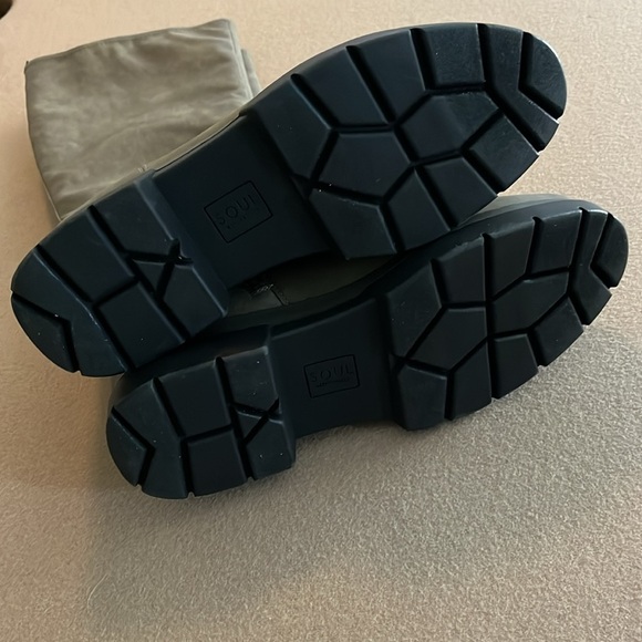 SOUL NATURALIZER Orchid Knee High Side Zip Boots - Dark Olive -Size 11 - Picture 6 of 12